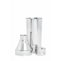 COCKTAIL SHAKER - 24OZ/700ML -           LIQUID CHROME